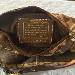 Coach Signature Handbag Khaki